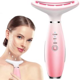 Neck Face Massager, Skin Care Face Massage Tool, 3-in-1 Facial Massager, Face Sculpting Tool With Thermals, Vibration (Option: W13535669)